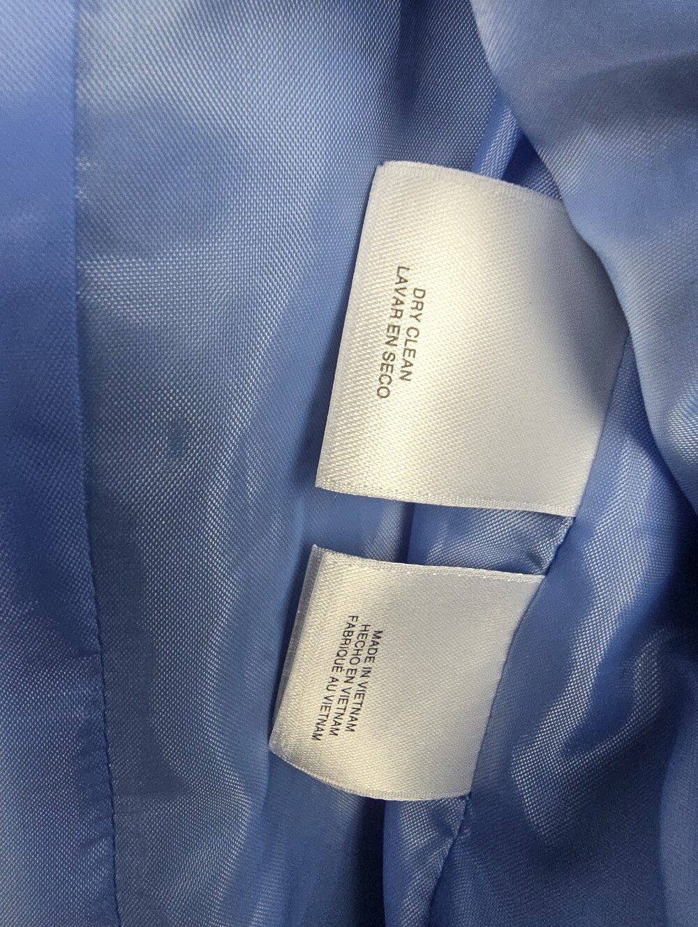 Kasper Tweed 3/4 Sleeve Open Front Blazer Blue Womens Sz 8 Office Career Preppy - Picture 8 of 11